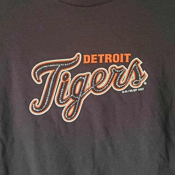 Detroit Tigers MLB T-Shirt Rhinestone M - Picture 2 of 6